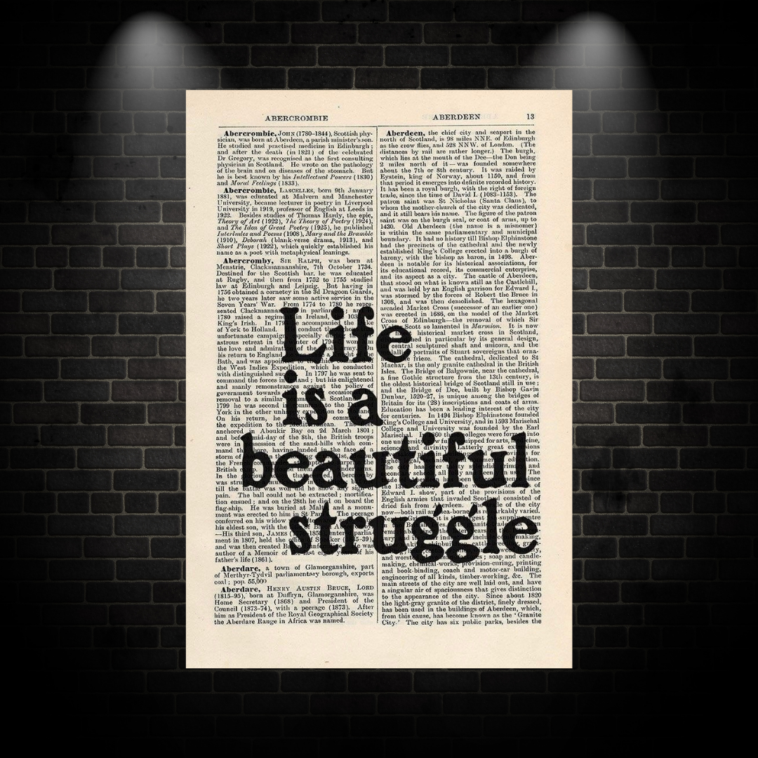Struggle Poster