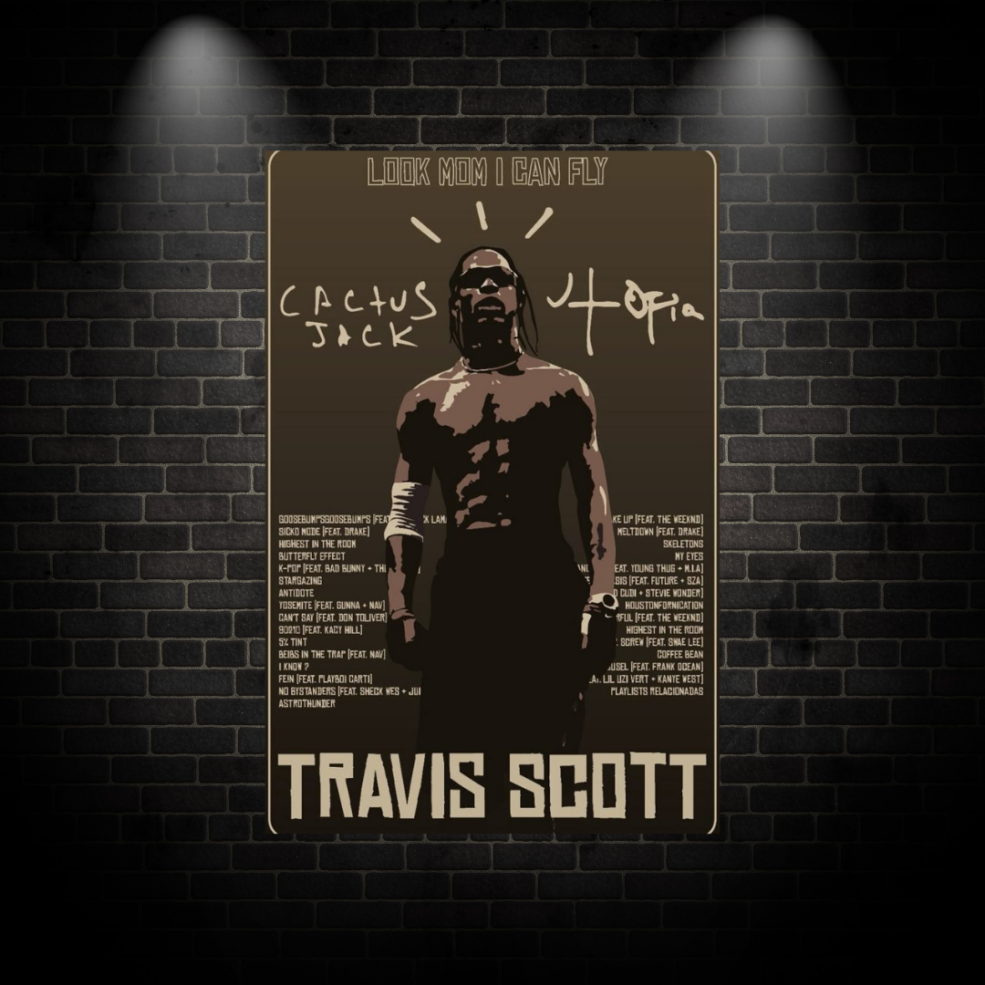 Travis Scott Art Poster