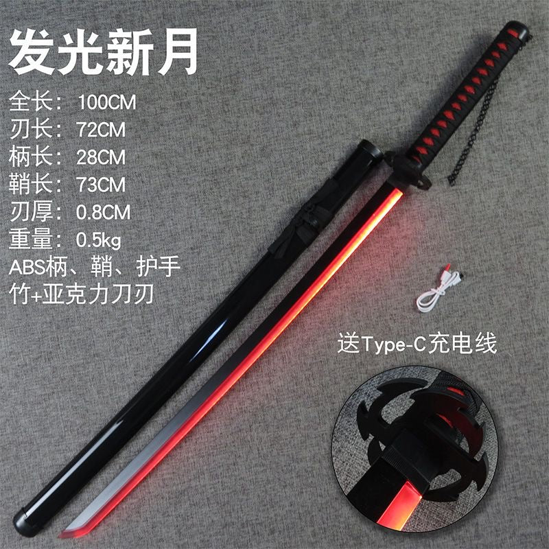 Bleach Ichigo LED Wooden Katana - 102 cm