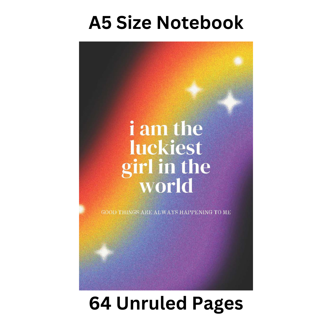 Luckiest Girl Doodle Notebook