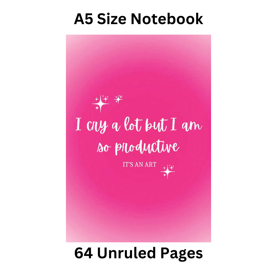 Cry A Lot Doodle Notebook