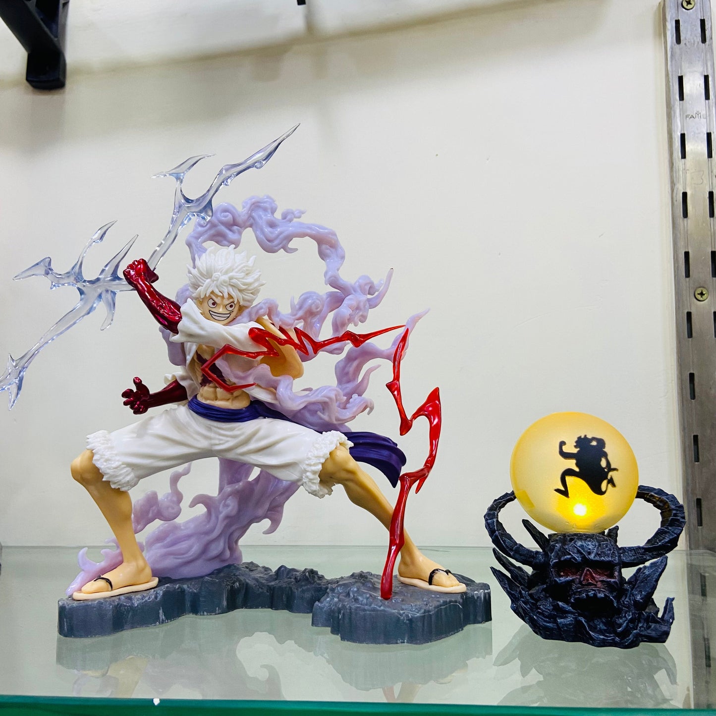 Luffy Gear 5 With Lamp Action Figure