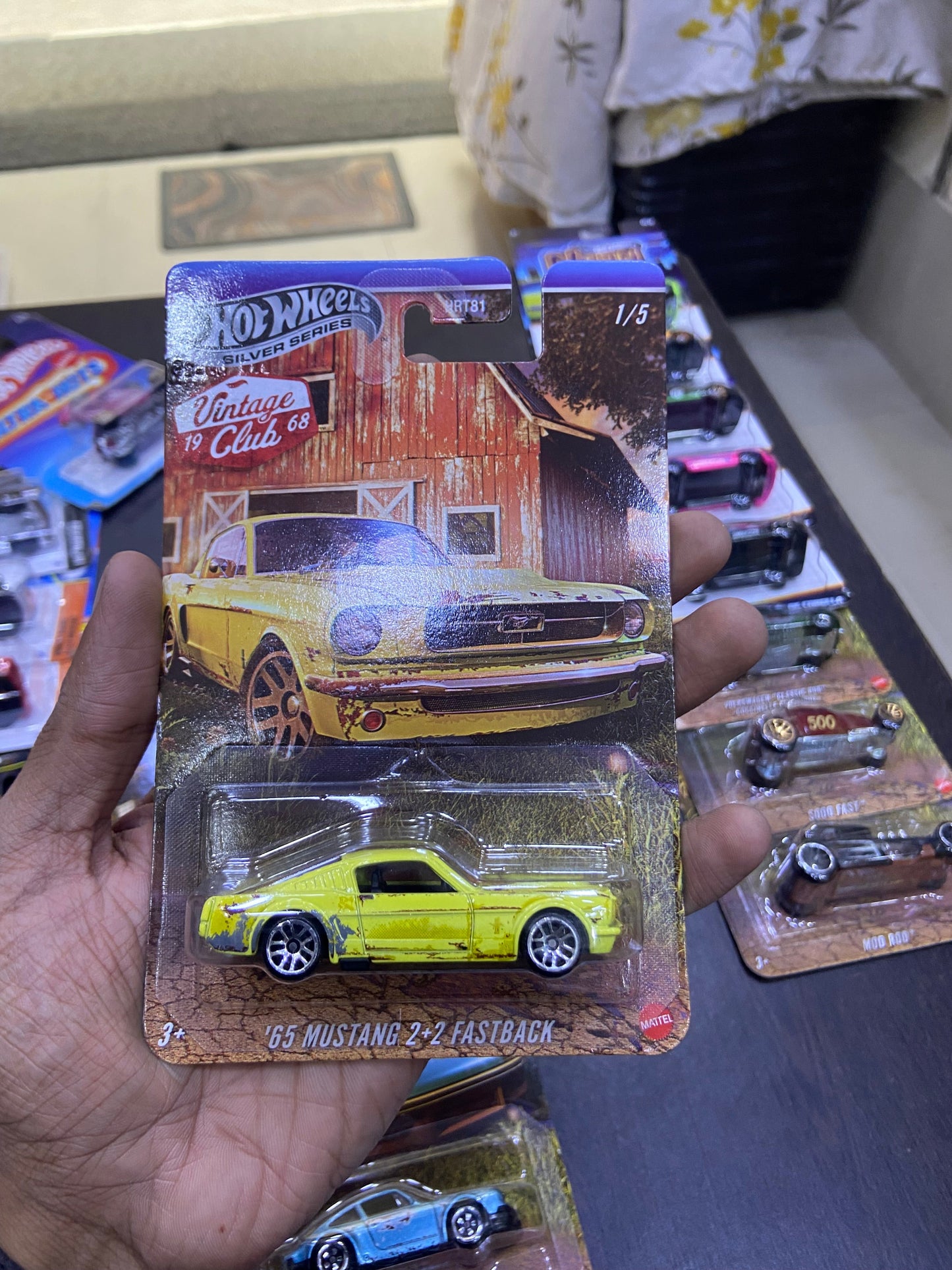 Vintage 65 Mustang Hot Wheels