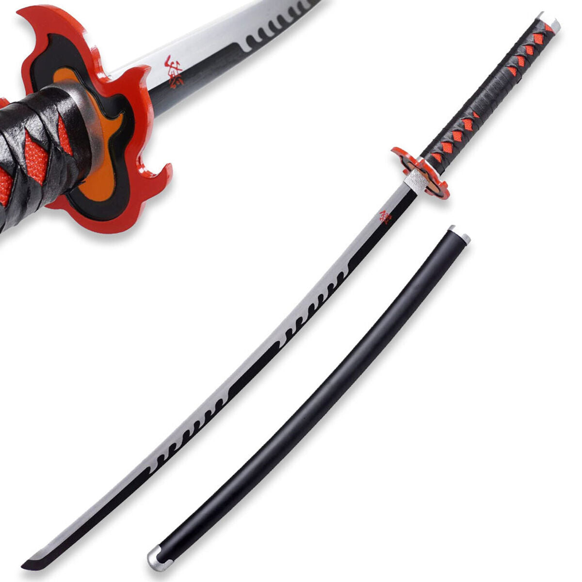 Tanjiro Life Size Wooden Katana - 104 cm