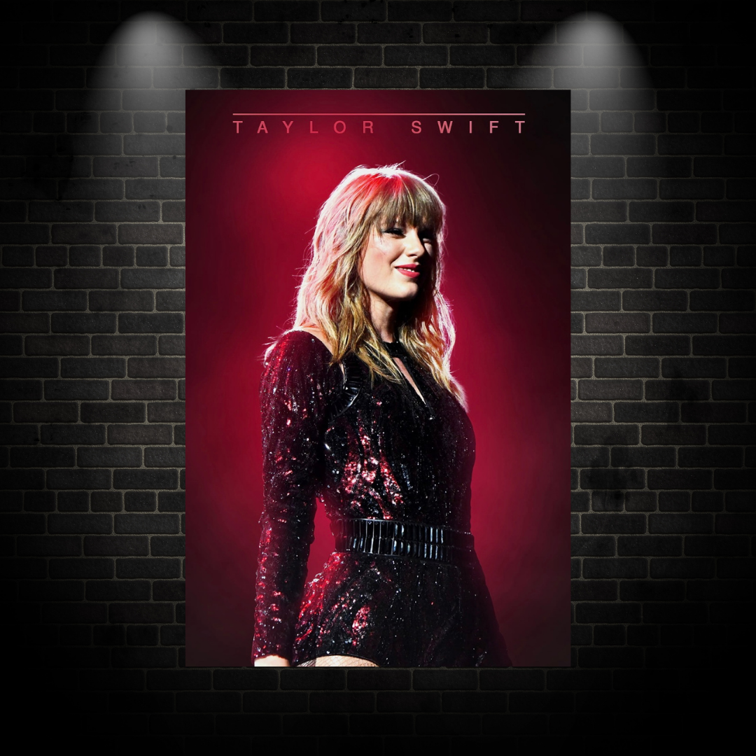 Taylor Red Poster