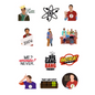 Big Bang Theory Sticker Sheet