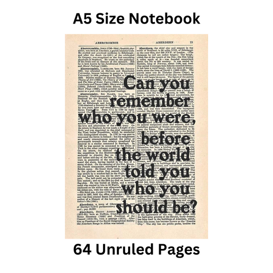 Can You Remember Doodle Notebook