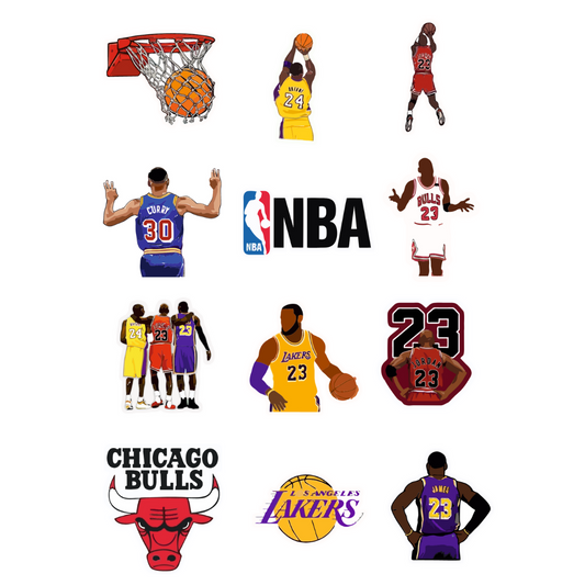 Basketball Sticker Sheet
