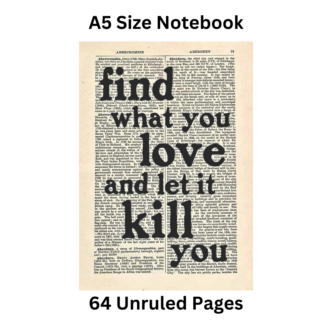 Find What You Love Doodle Notebook