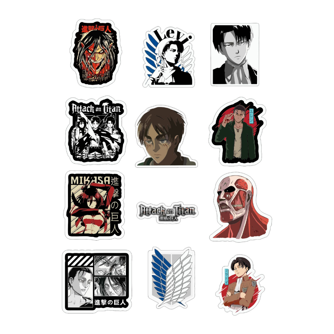 Attack On Titan Sticker Sheet