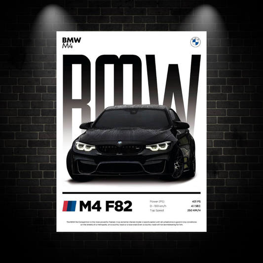 BMW M4 Poster