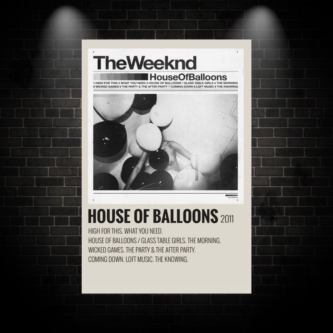 Weeknd House Of Baloons Poster