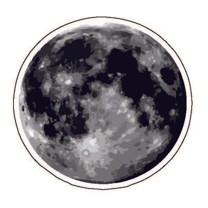 Moon Sticker