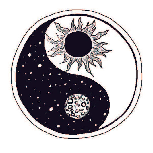 Yin & Yan Sticker