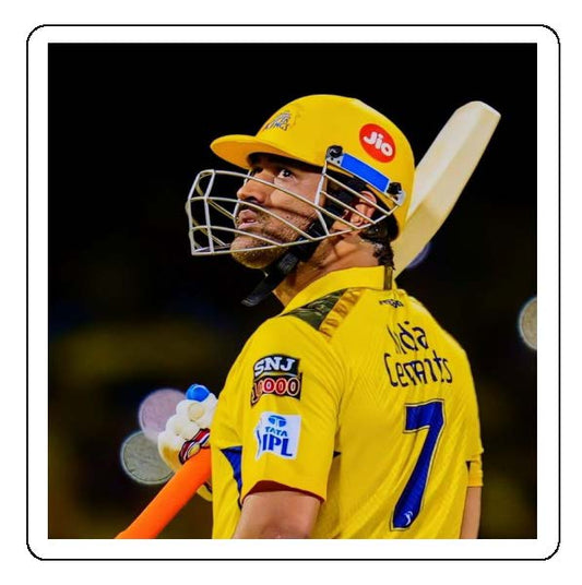 MS Dhoni Sticker