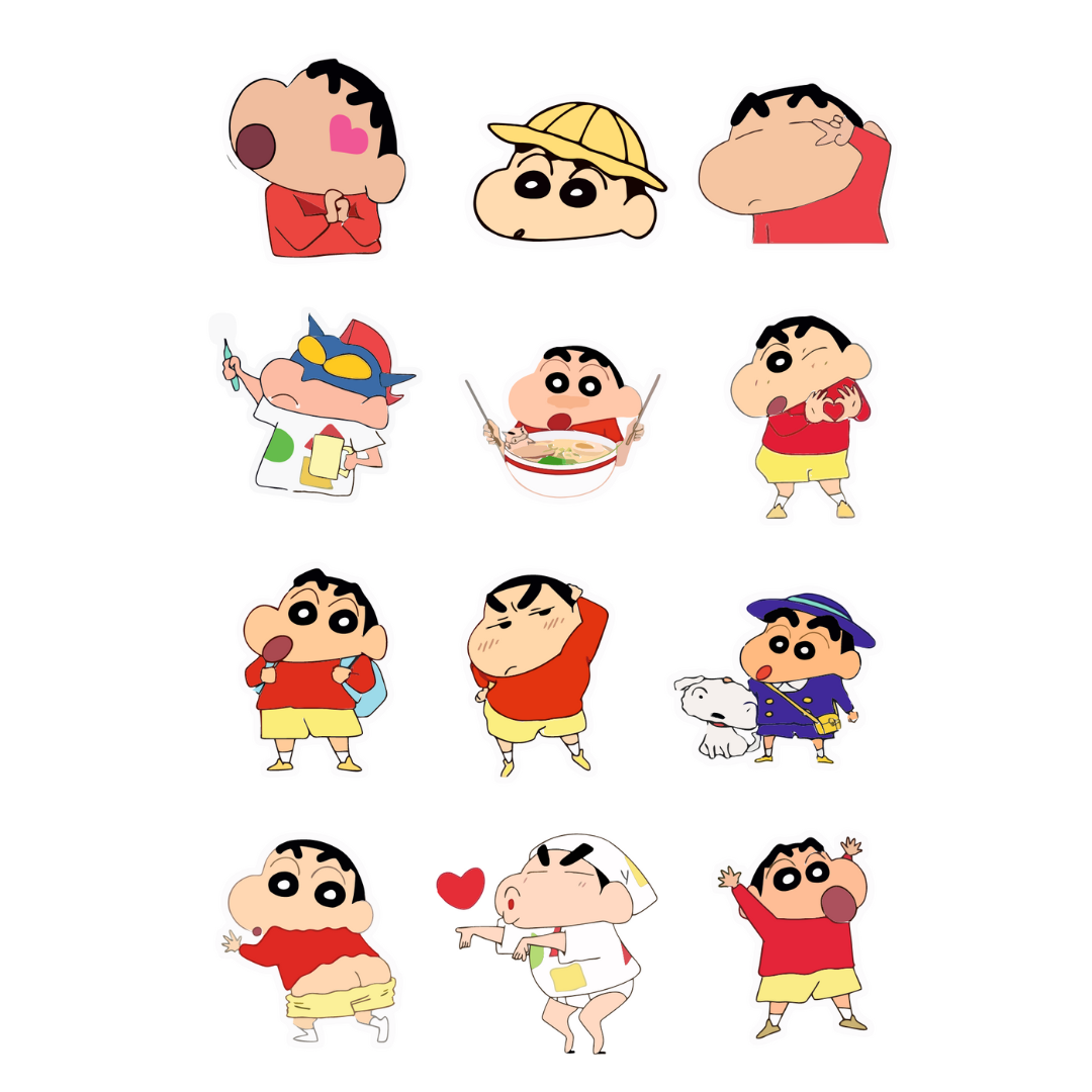 Shinchan Sticker Sheet