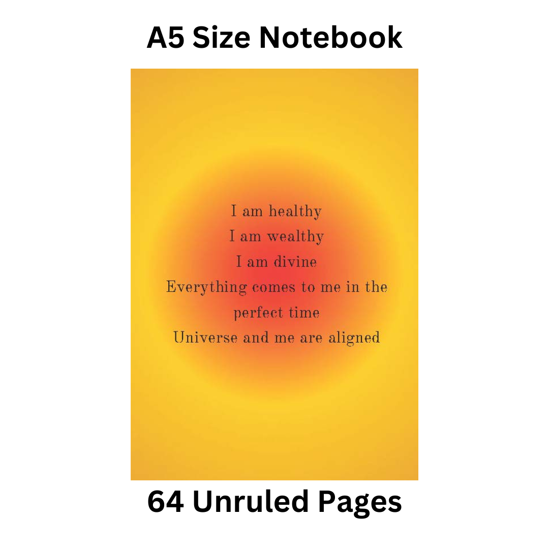 I am Healthy Doodle Notebook