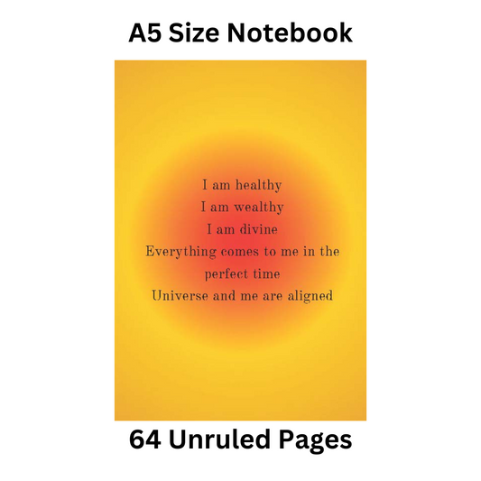 I am Healthy Doodle Notebook