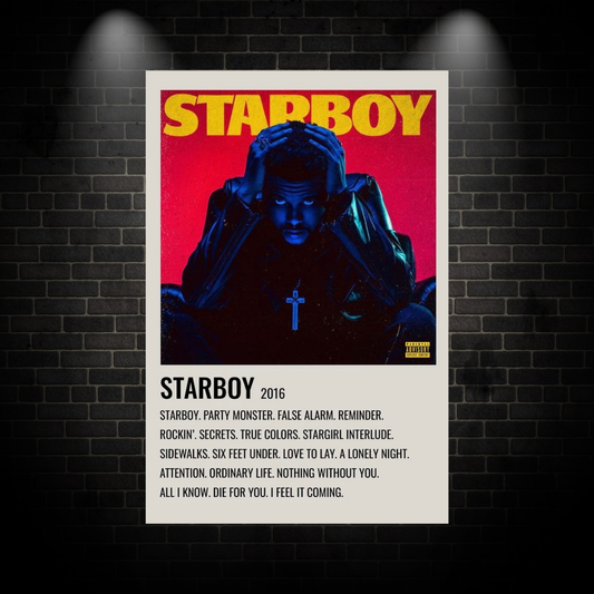 Weeknd Star Boy Poster