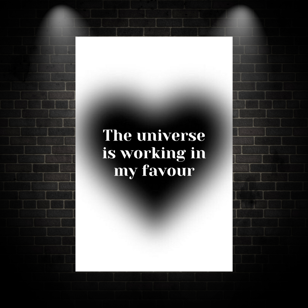 Universe in favour poster