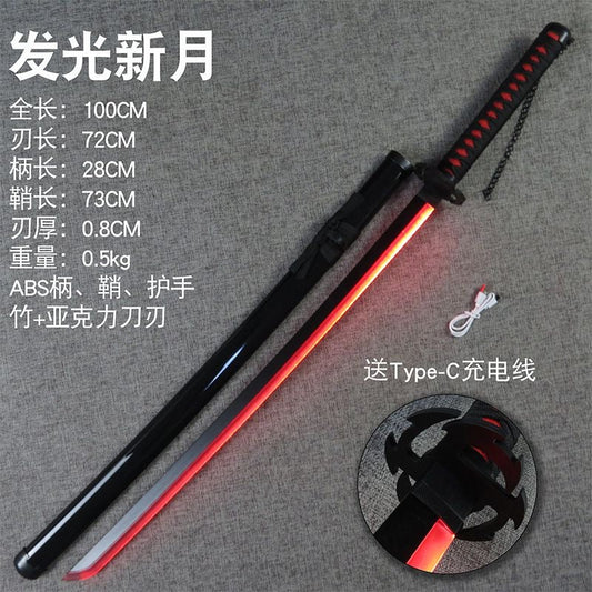 Bleach Ichigo LED Wooden Katana - 102 cm