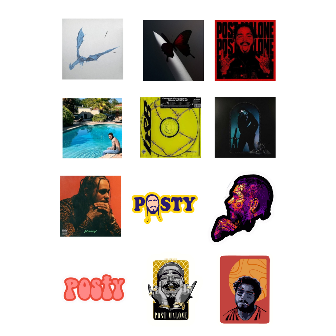 Post Malone Sticker Sheet