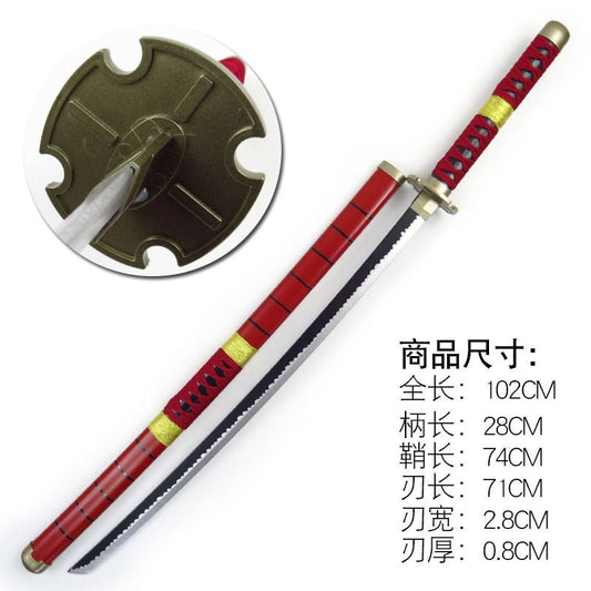 Zoro Sandai Kitetsu Wooden Katana - 102 cm