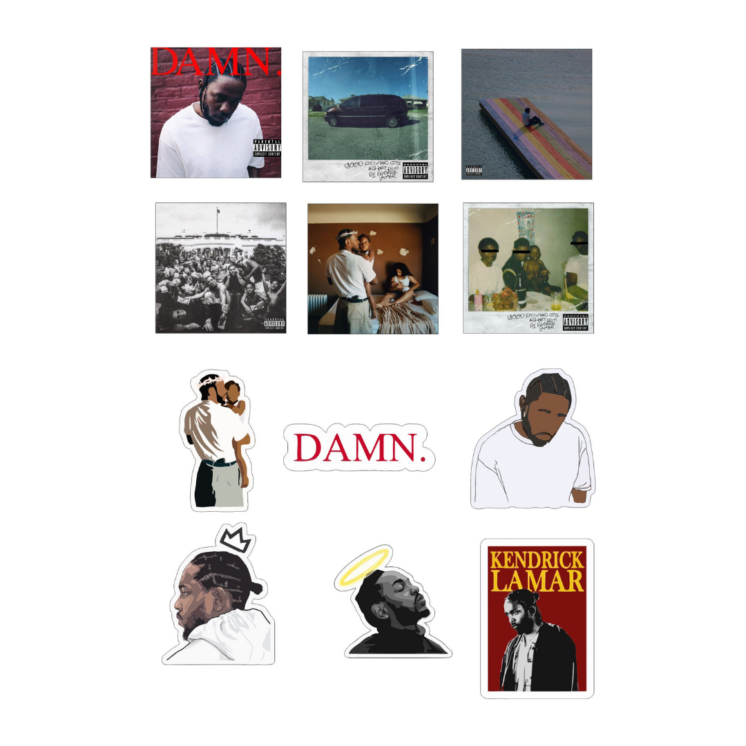 Kendrik Lamar Sticker Sheet