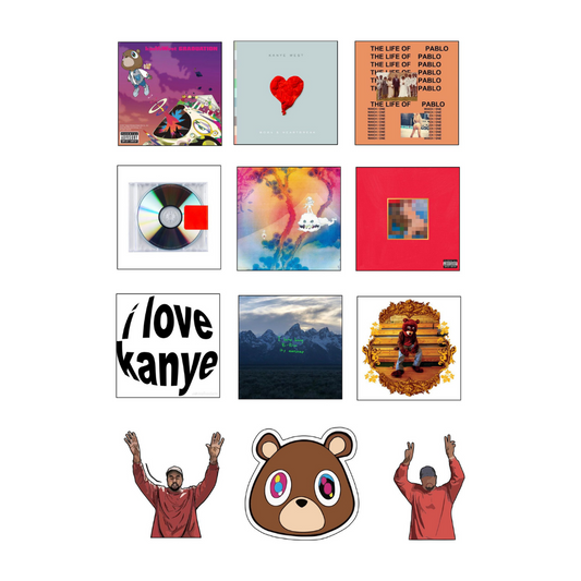 Kanye West Sticker Sheet