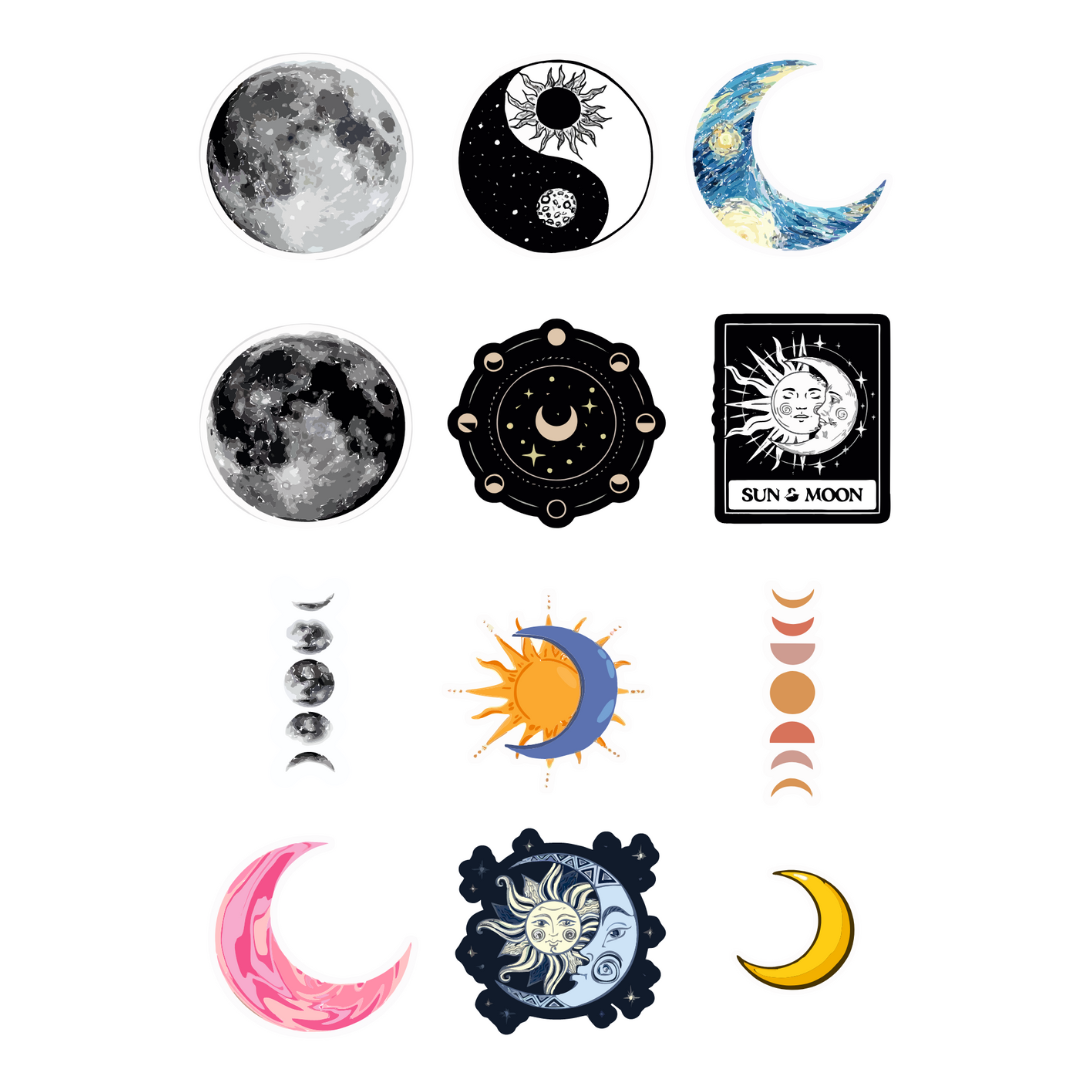 Moon Sticker Sheet