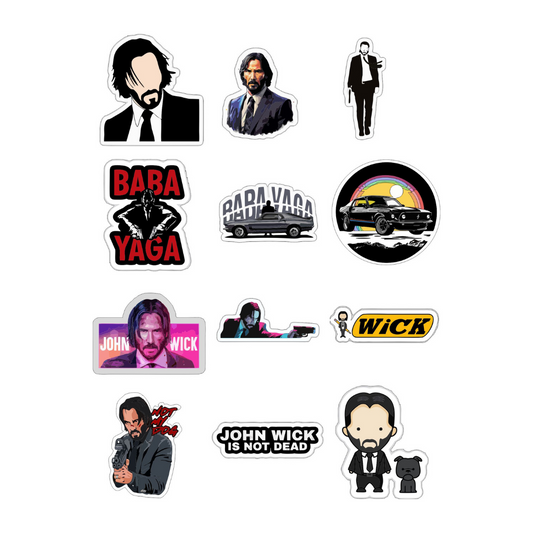 John Wick Sticker Sheet