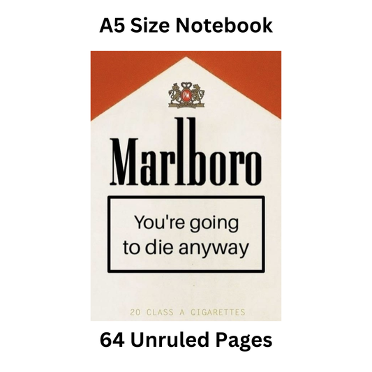 Marlboro Doodle Notebook