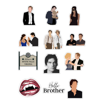 Vampire Diaries Sticker Sheet