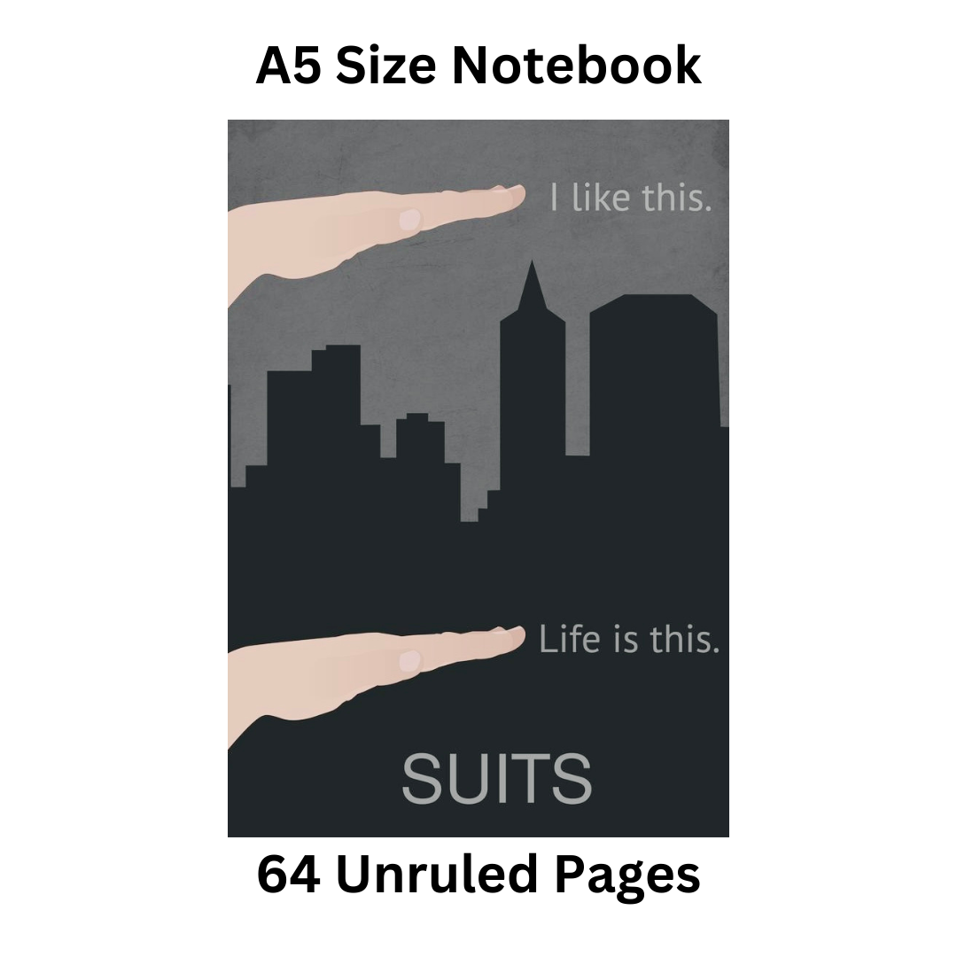 Suits Doodle Notebook