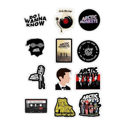Arctic Monkeys Sticker Sheet