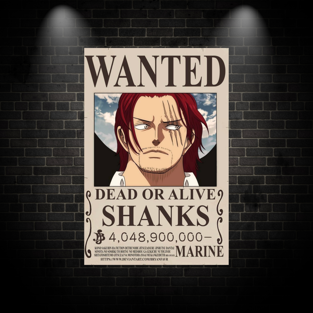 Wanted Shanks Poster