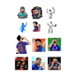 Virat Kohli Sticker Sheet
