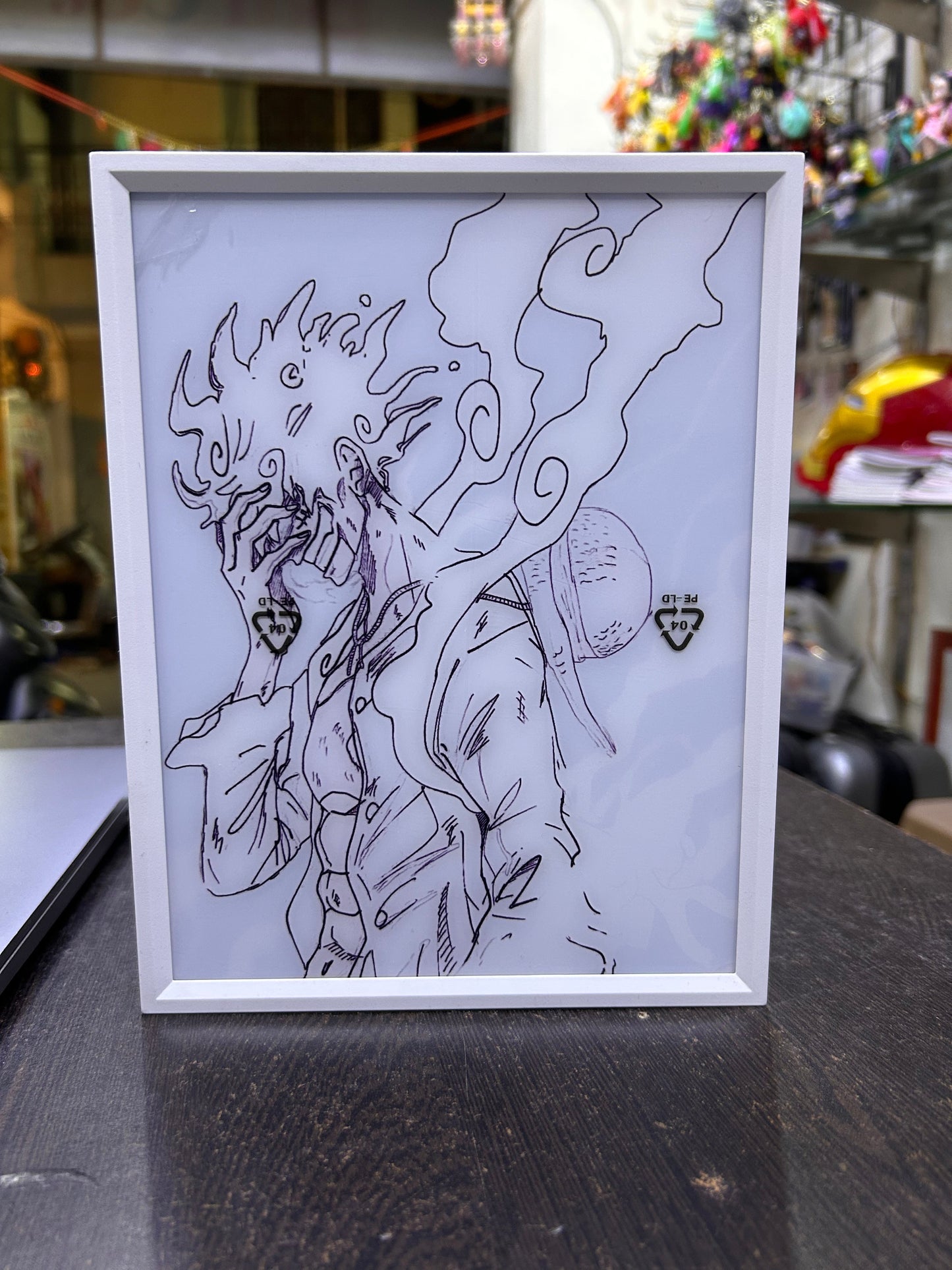 One Piece Luffy Box Lamp