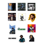 J Cole Sticker Sheet