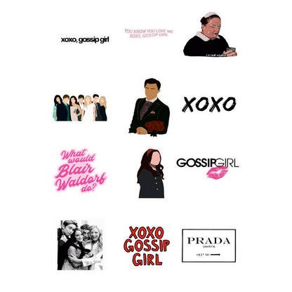 Gossip Girls Sticker Sheet