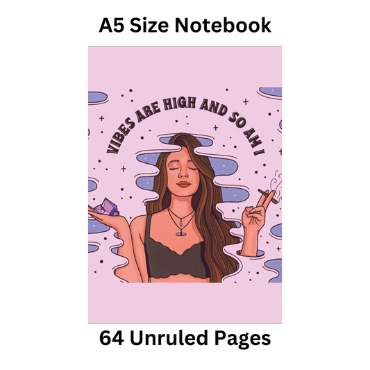 Vibes Are High Doodle Notebook