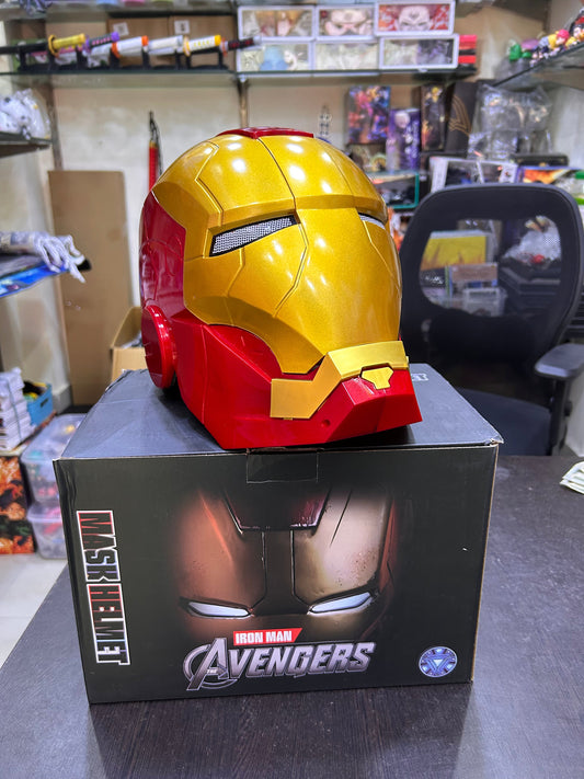 Iron Man Helmet with Touch Sensor to Open Mask and Light