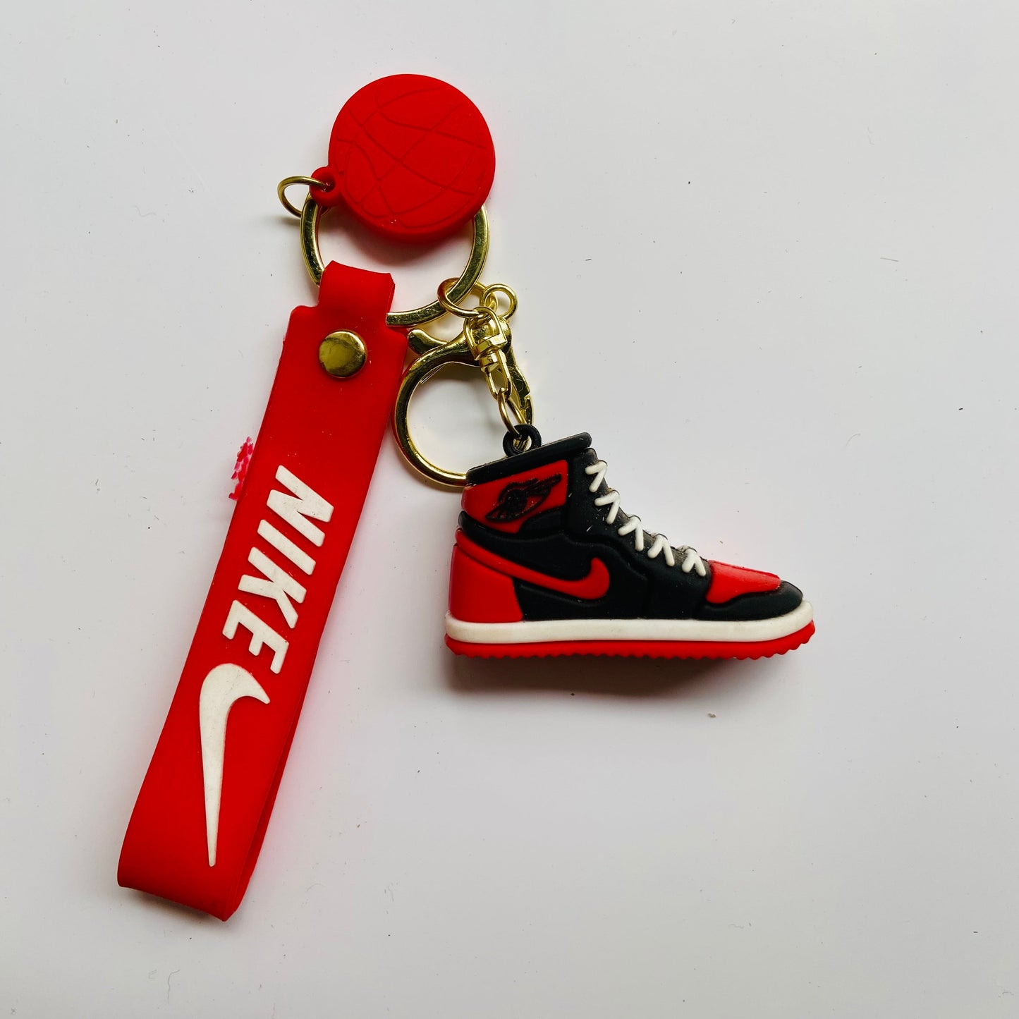 Red and Black Sneakers Keychain