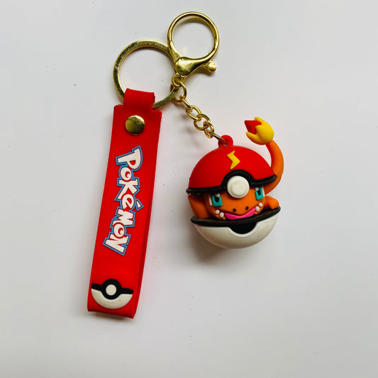 Charmander Poke Ball Keychain