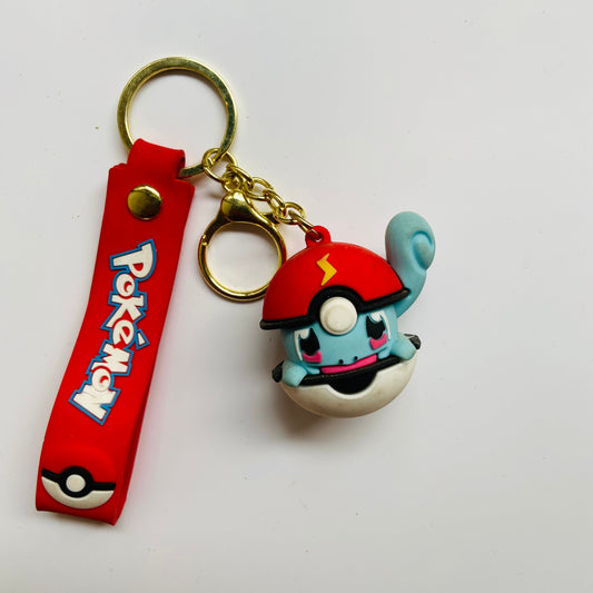Squirtle Poke Ball Keychain
