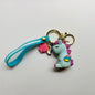 Blue Unicorn Keychain