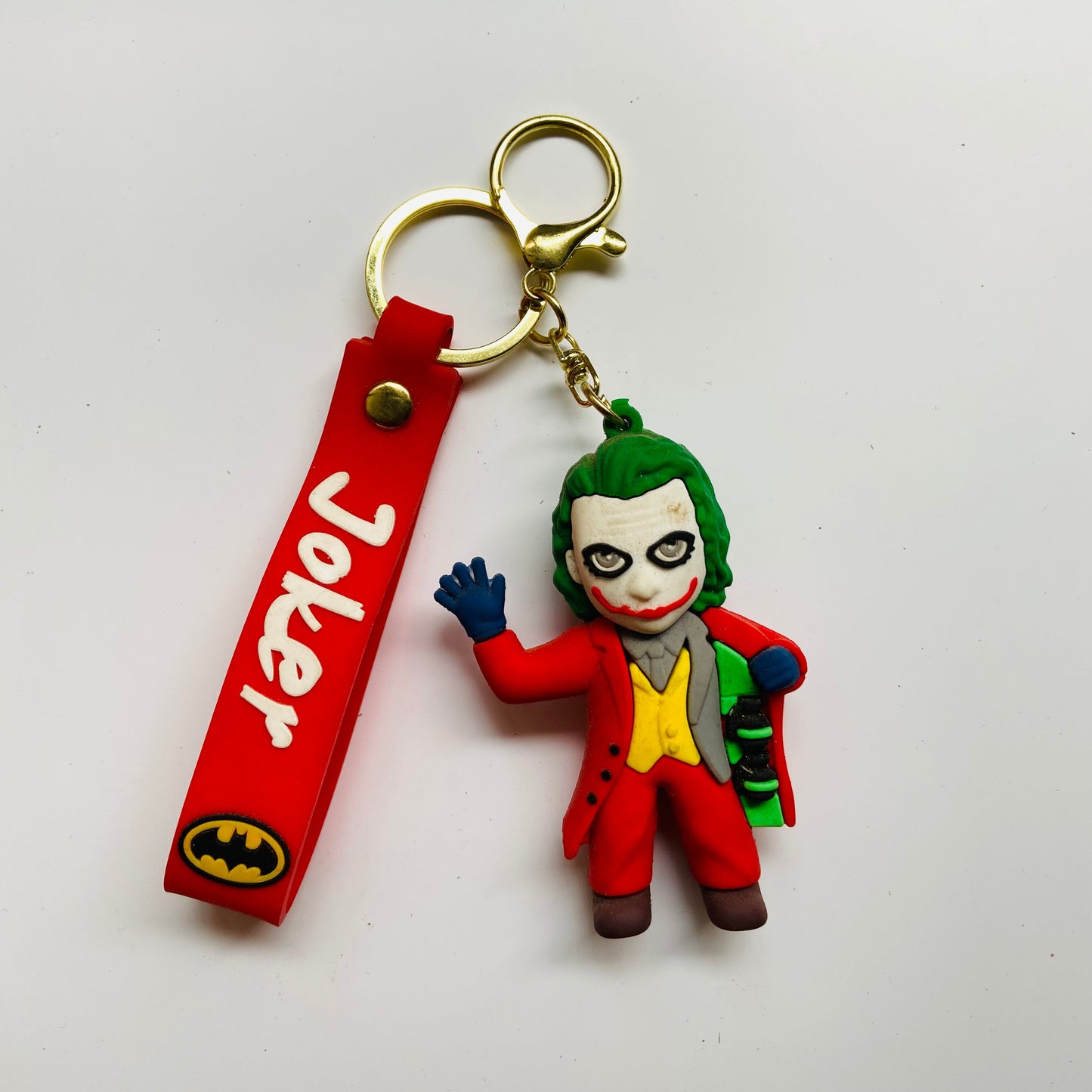Red Joker Keychain