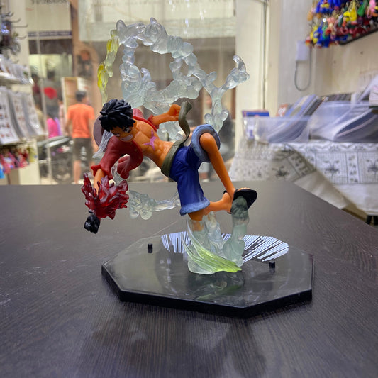 Luffy Punching Action Figure
