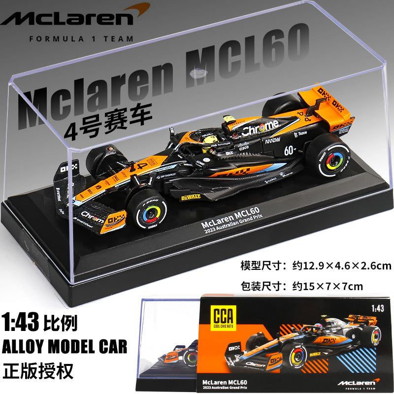 CCA Mclaren Norris 1:43 Formula 1 Car with Acrylic Case